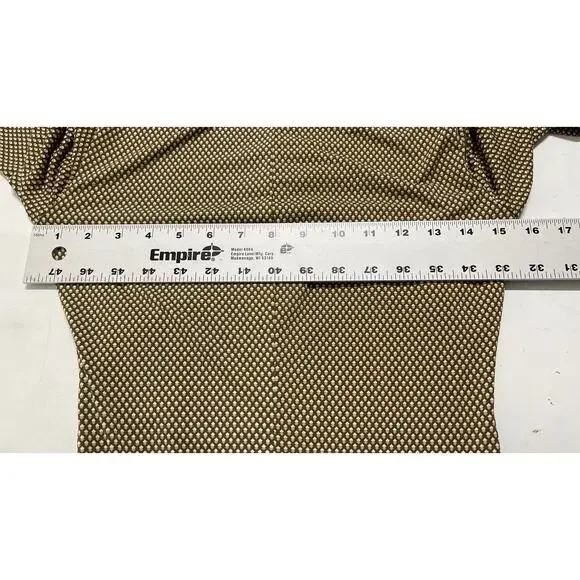 Banana Republic Midi Dress Women XS Green Pink White 3/4 Sleeve Career Feminine - Picture 7 of 9